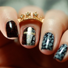The White Queen TVshow inspired nail art